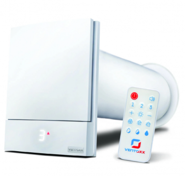 Ventoxx Harmony с датчиком влажности, пульт ДУ, воздуховод 0,5 м